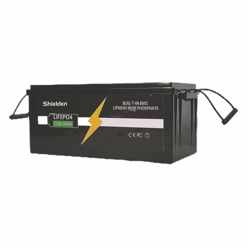 12.8 V 200 Ah Lifepo4 Energiespeicherbatterie für Wohnmobil, Solaranlage, Schifffahrt