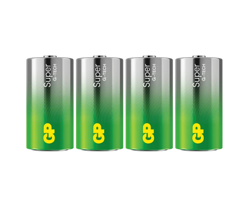 GP Super Alkaline C Size Batteries