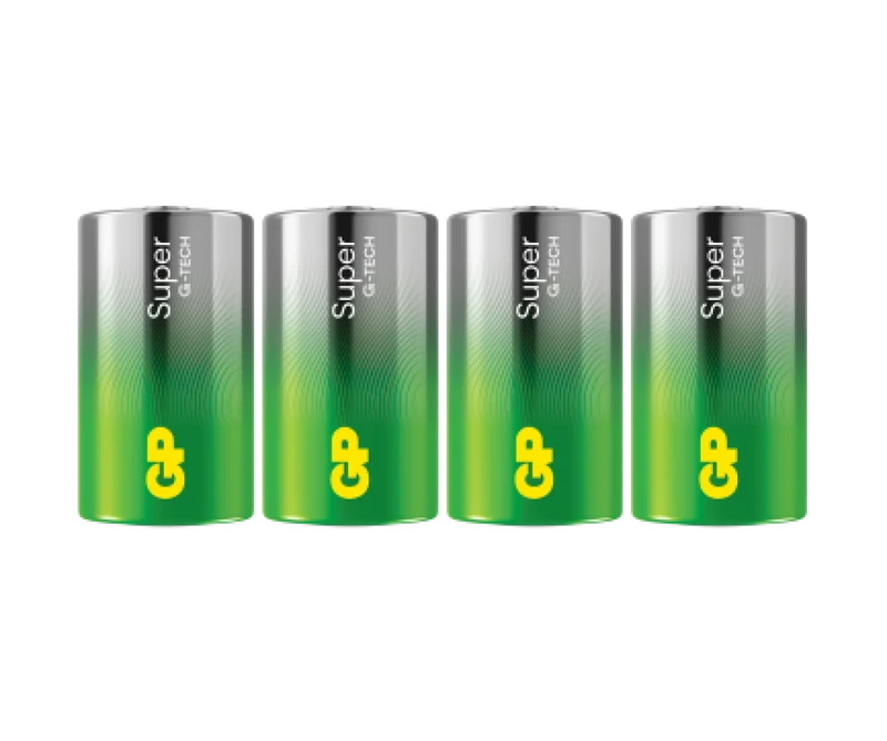 GP Super Alkaline D Size Batteries