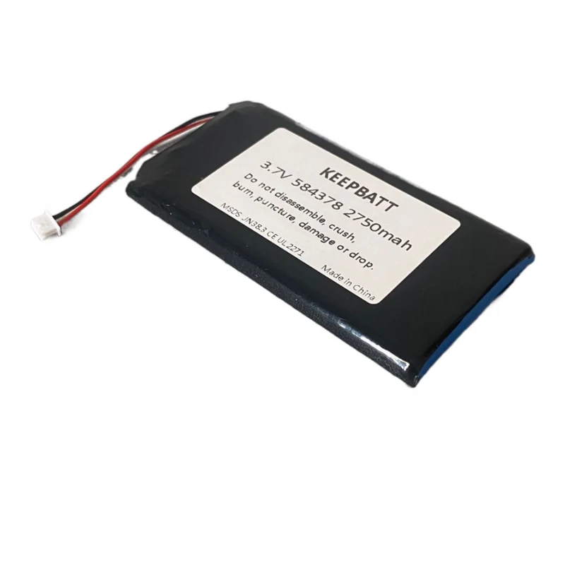 3,8V 2570mAh Ersatz-Polymer-Lithium-Akku Samsung 584378 Mit 3-adrigem PCB