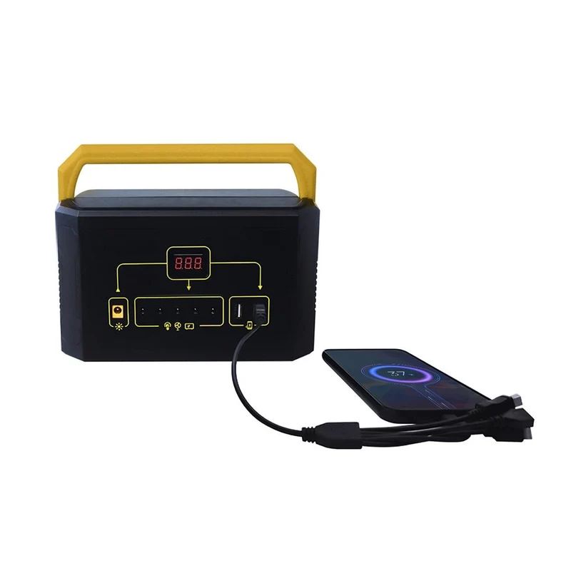 PS-K037T4 Günstiges Solarbeleuchtungssystem mit 4 2W LED-Lampen