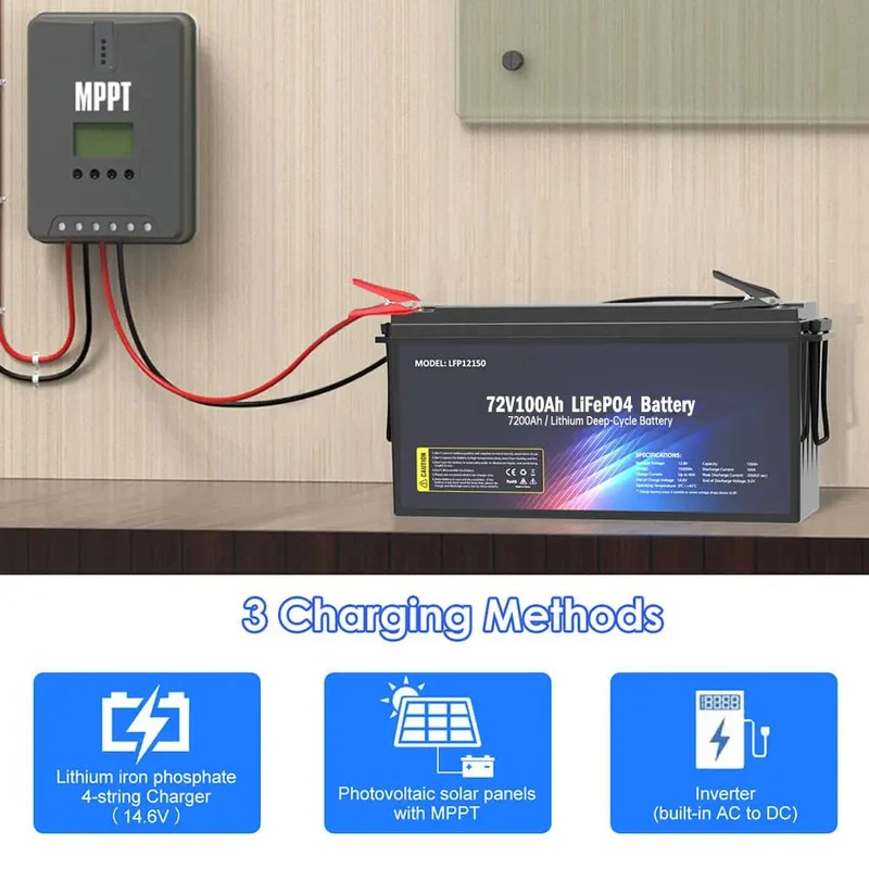 SS-72V100AH ​​LiFePO4 Solarbatterie 7200wh