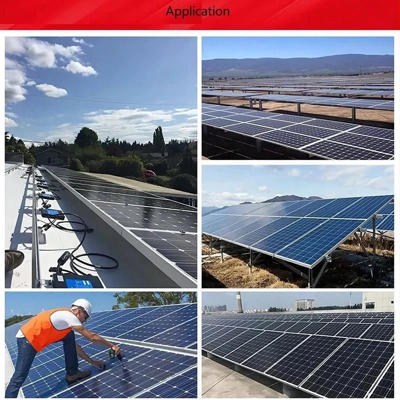 500 W einseitiges monokristallines Silizium-Solarmodul zur Stromerzeugung