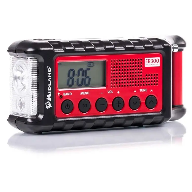 Midland ER300 Noodradio en zaklamp
