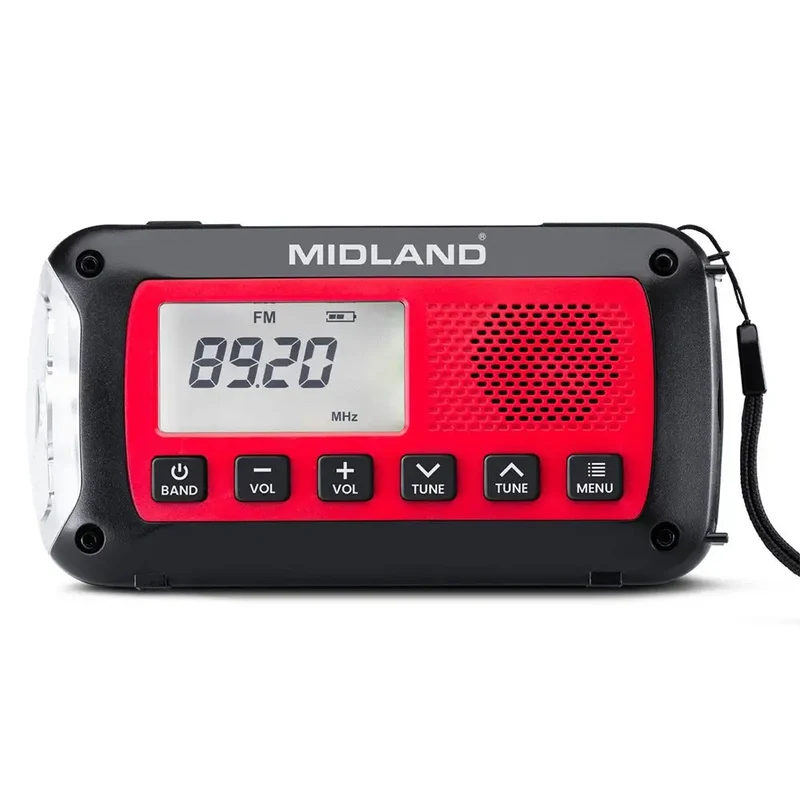 Midland ER100 Noodradio en zaklamp