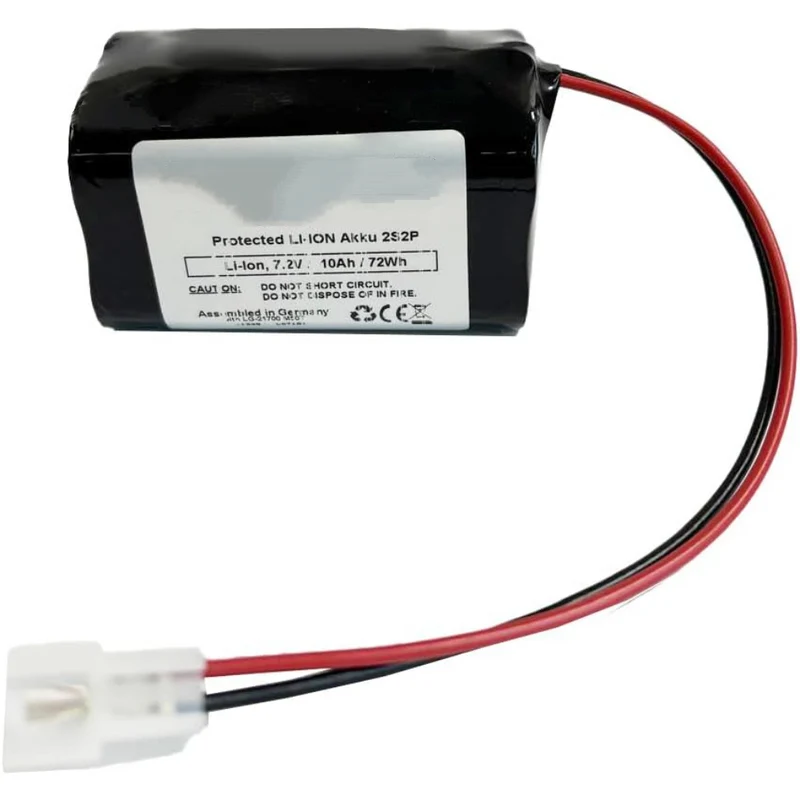 7,4V 10000 mAh Li Ionen Akku für Taschenlampen Lupine MyTinySun Sigma Basic