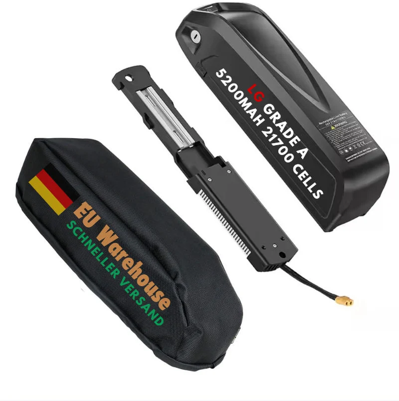 48V 21Ah Hailong Eibke Akku mit Schnellladegerät Abdeckung Tasche EU Lager Für Bafang Conersion Kit