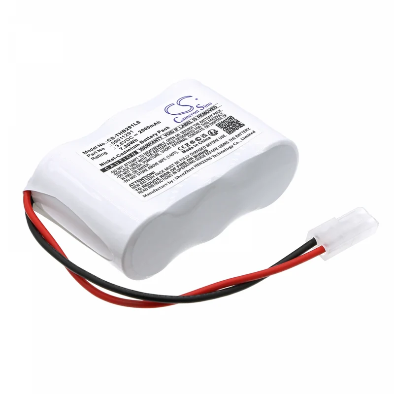 3,6 V 2000 mAh Ersatzakku für Thorn Voyager 96633305, 96633308, Blade 2, Blade 2 E3D Notlicht