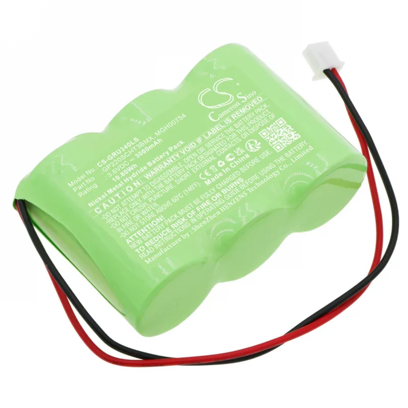 3,6 V 3000 mAh Ersatzakku für Legrand 061096 U34 LED ECO2 Notlicht