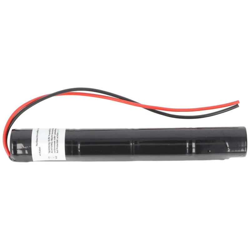 4,8V 1800mAh NiCd Notleuchtenakku L1x4 Sub-C Mit 200mm Kabel Einseitig