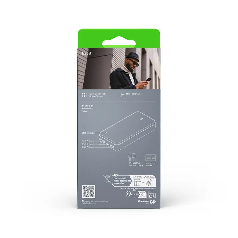 GP B+ Series PowerBank 20000mAh