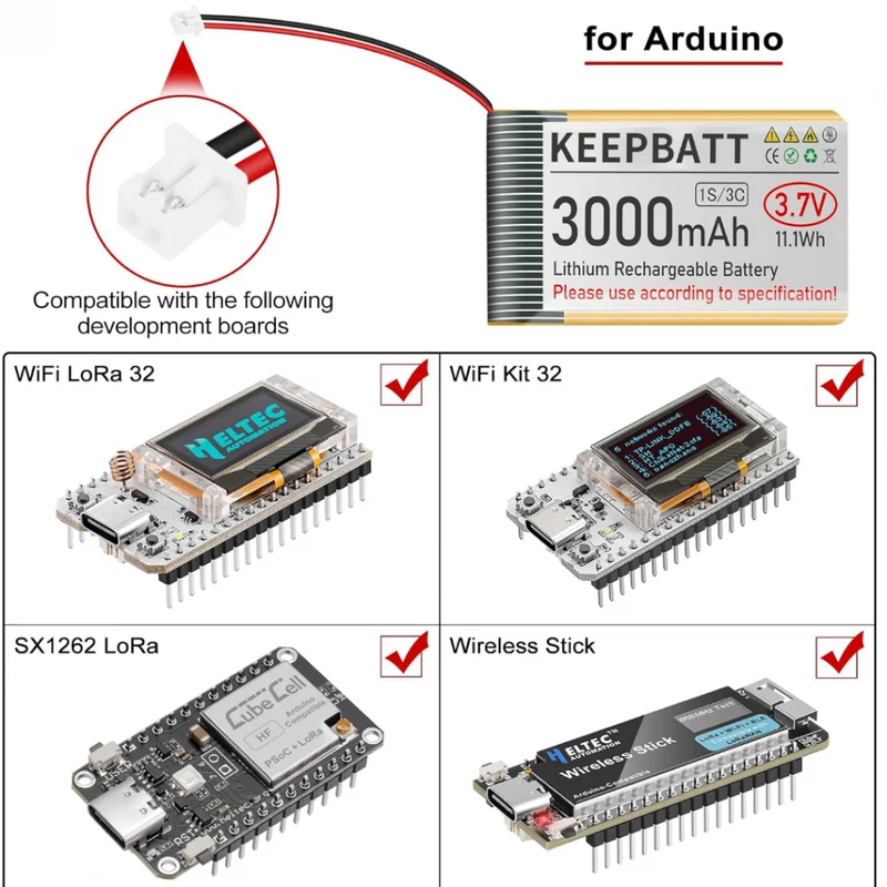 3,7V 3000mAh 103665 LiPo-Akku Wiederaufladbar 1S 3C Mit PCB Für Arduino ESP32-Entwicklungsboard