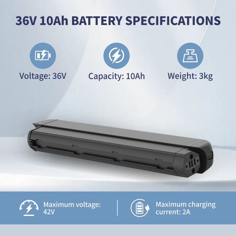36V 10Ah Lithium Akku für HX X8-HOS01 E-Scooter Schnellladen Lange Akkulaufzeit