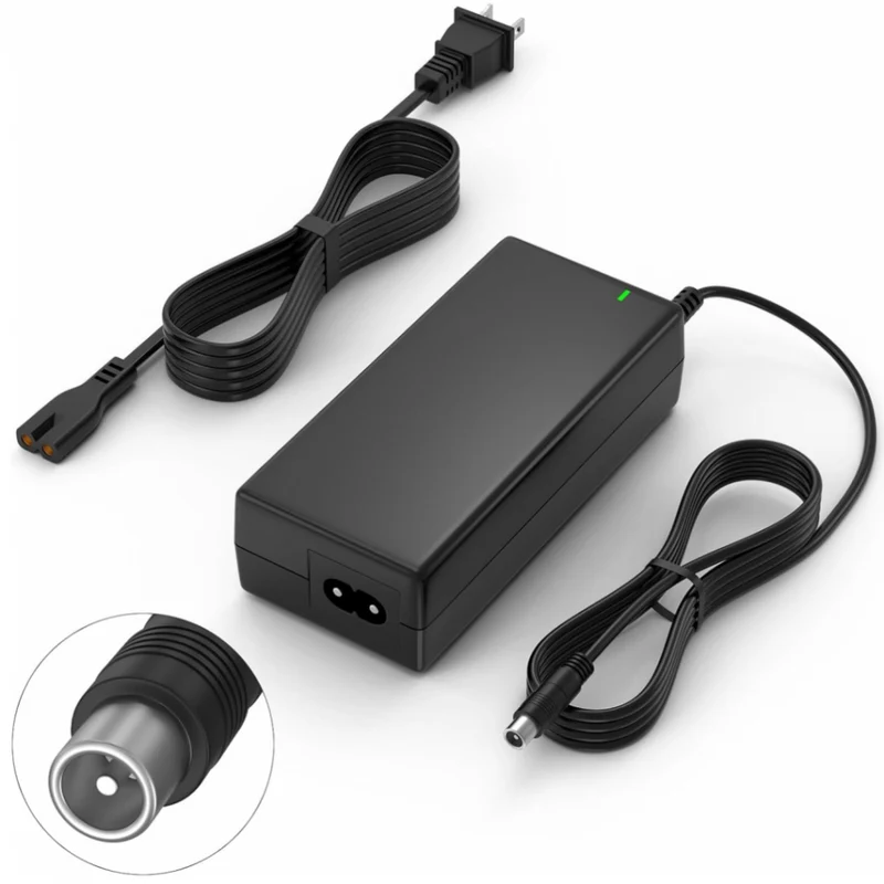 42V 2A Ninebot Elektroroller-Ladegerät, runder RCA-Anschluss, kompatibel mit 36 V Li-Ionen-Akku für Xiaomi M365 Segway