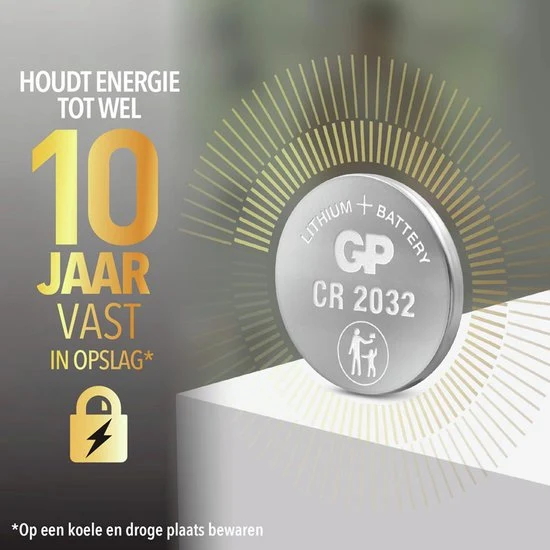 GP Lithium Coin Batteries CR2032