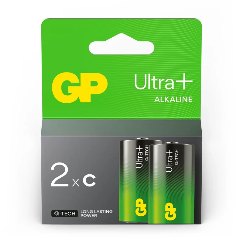 GP Ultra+ Alkaline C Size Batteries