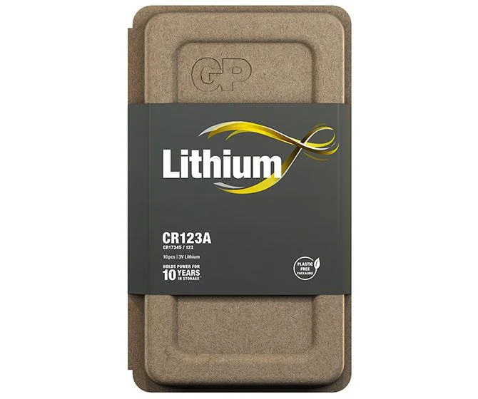 GP CR123A Lithium Battery