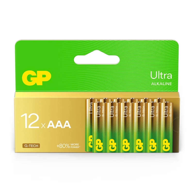 GP Ultra Alkaline AAA Batteries
