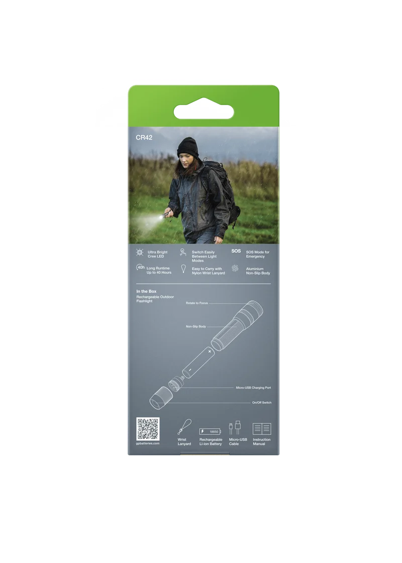 GP Discovery Rechargeable Outdoor 1000lm - CR42