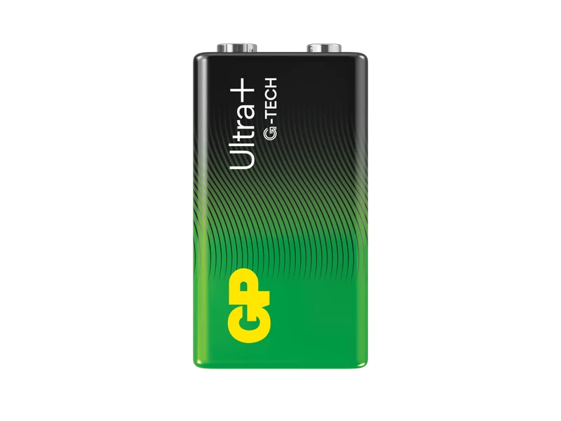 GP Ultra+ Alkaline 9V Batteries