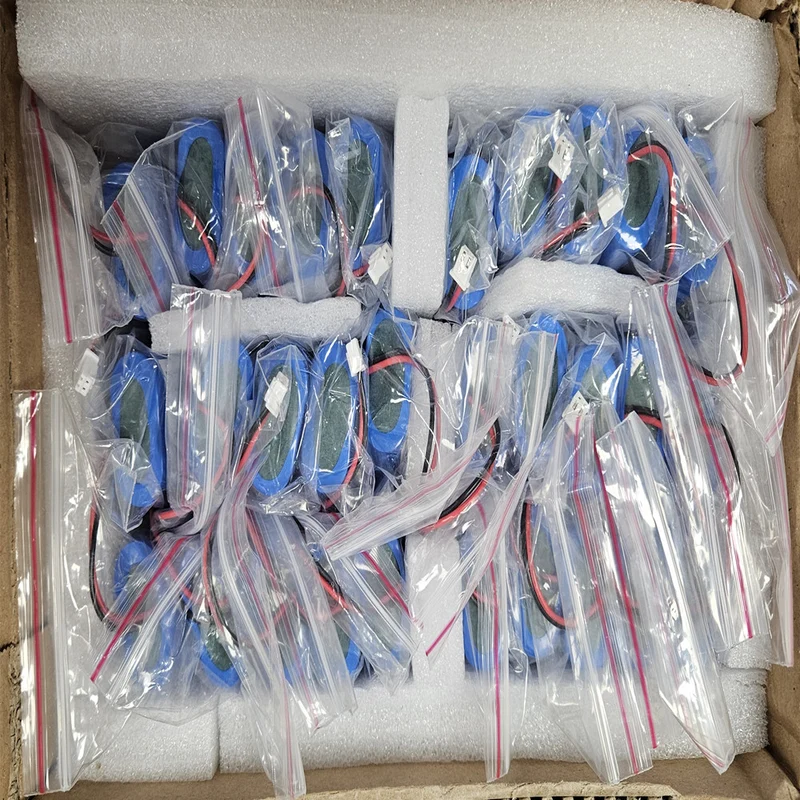 NTC 7,4V 18650 2S1P 2600mAh Akku für Scheinwerfer Taschenlampe XH2.54-2P Beachten Polarität
