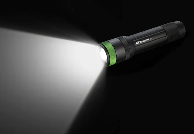 GP Discovery CR41 Rechargeable Torch (650 Lumen) with 1 18650