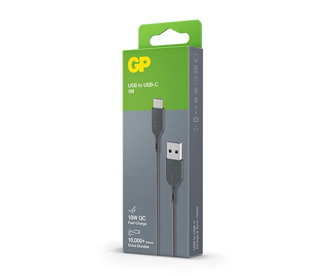 GP 1 metre USB-A to USB-C Charge & Sync Cable CC1N