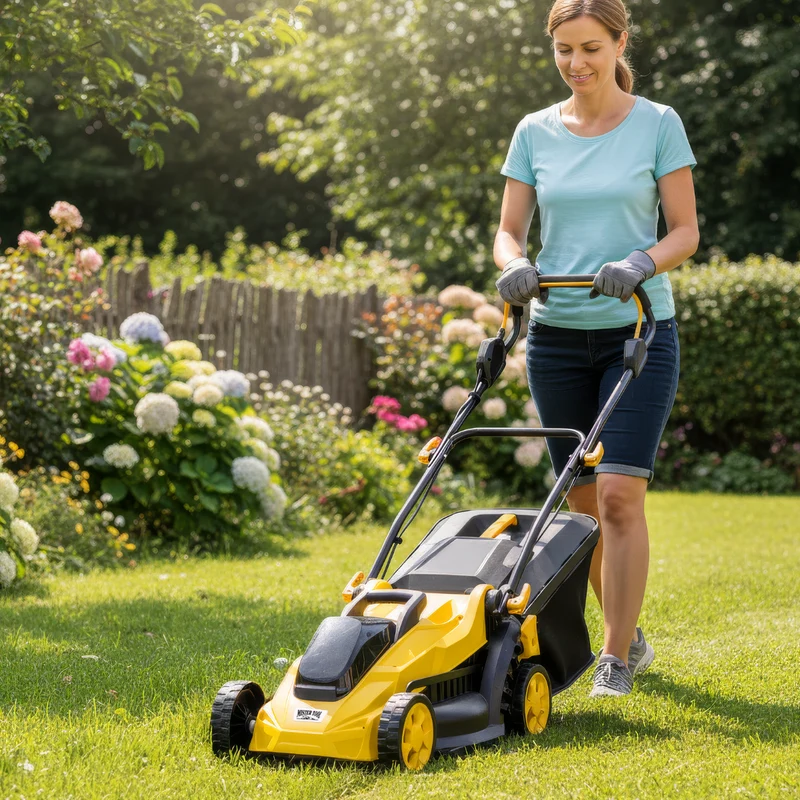 Akku Rasenmäher 20 V mit Mulchfunktion