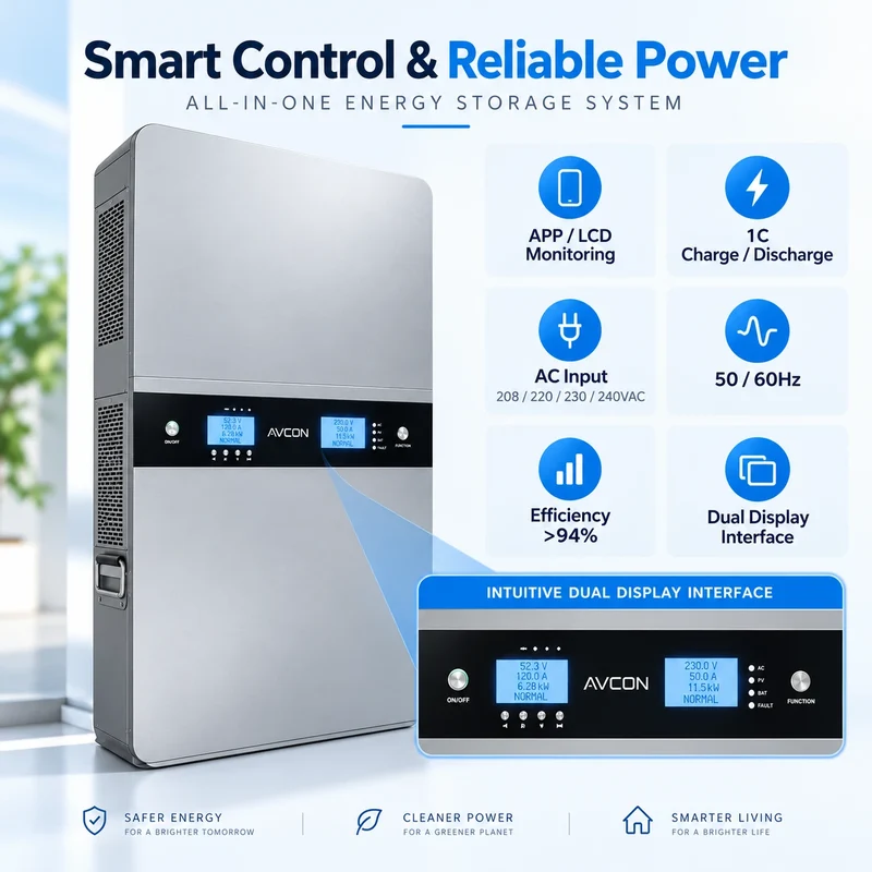 5.12 kWh 5 kW All-in-One-Off-Grid-Energiespeichersystem