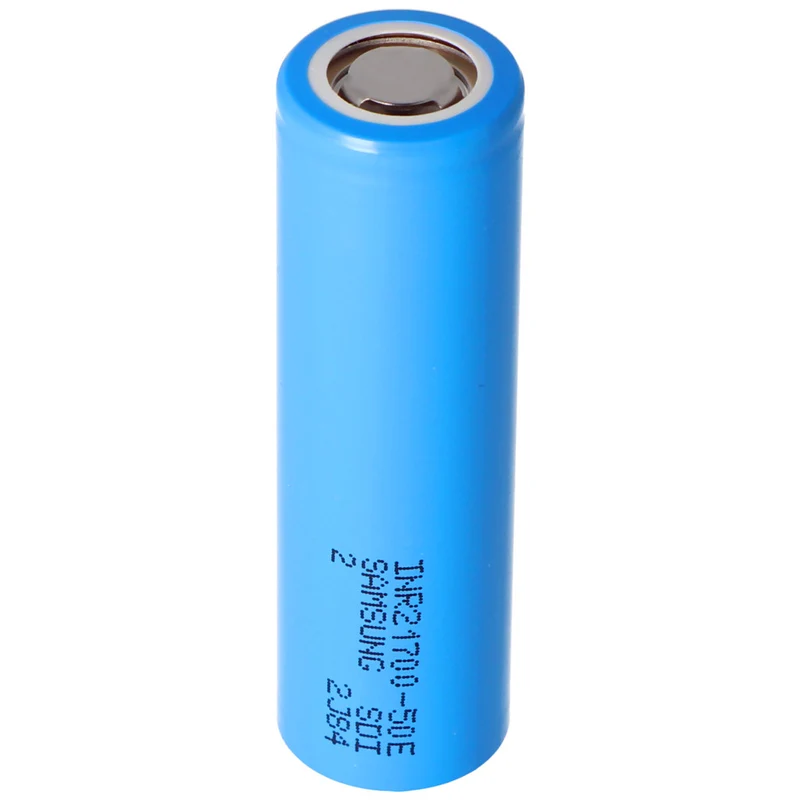 INR21700 50E 5000mAh max. 15A 3,6-3,7 Volt 21,25x70,8mm