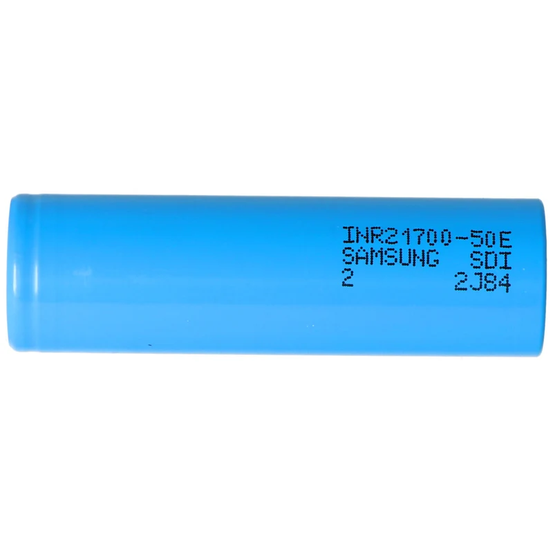 INR21700 50E 5000mAh max. 15A 3,6-3,7 Volt 21,25x70,8mm