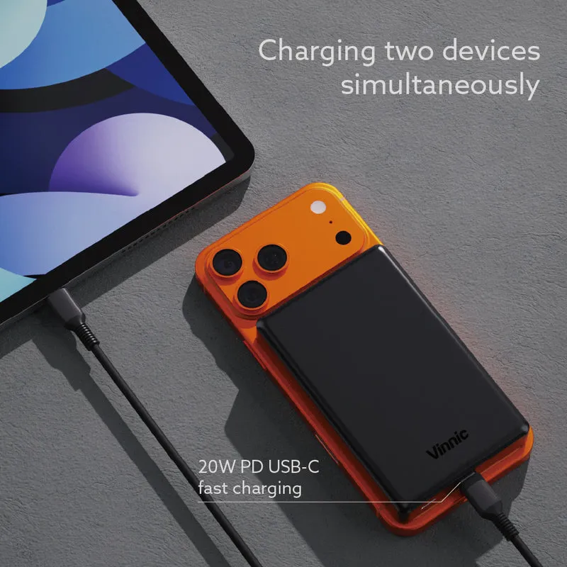 Cardinal Peak 2 Magnetische Powerbank | 5.000mAh & 10.000mAh| 20W PD Schnellladen