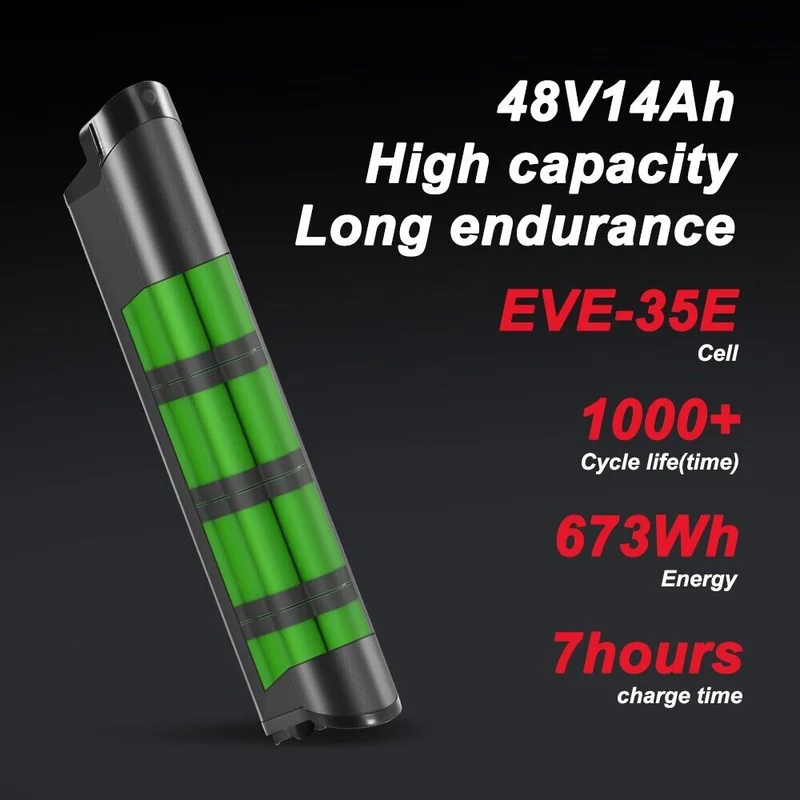 48V 14Ah Ersatzakku für Aventon Ebike Pace 500.2 500.3 Step Ebikes