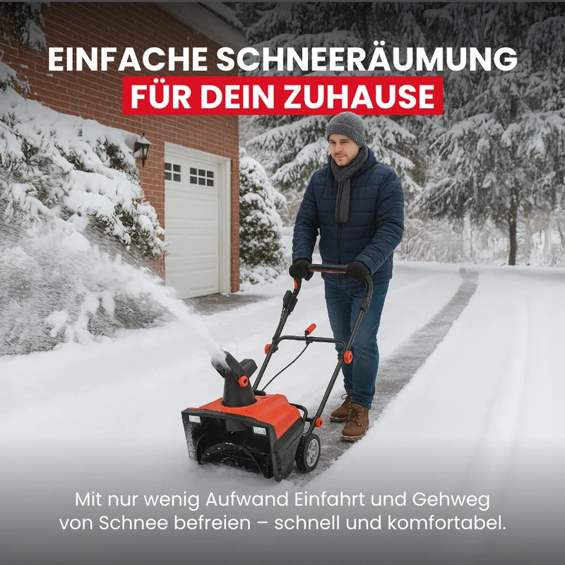 Elektro-Schneefräse 2300 W