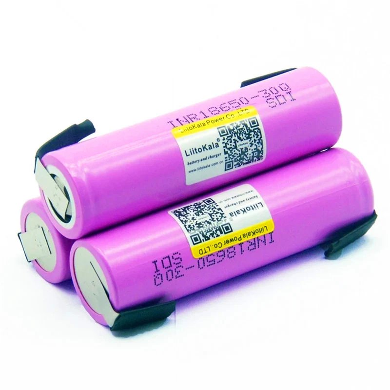 4pcs 18650 3000mAh Akku INR18650 30Q 20A für DIY nicke