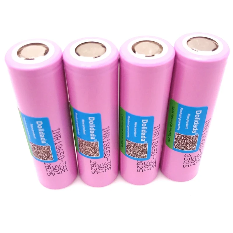4pcs 3,7v INR18650 35E 3500mAh 20A entladung Li-Ion rechargable batterie