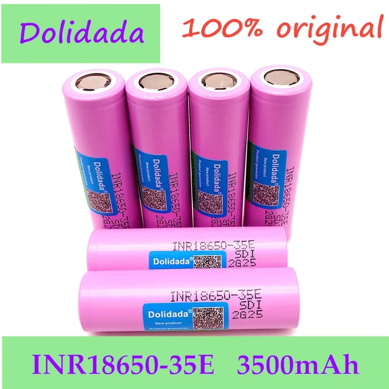 4pcs 3,7v INR18650 35E 3500mAh 20A entladung Li-Ion rechargable batterie