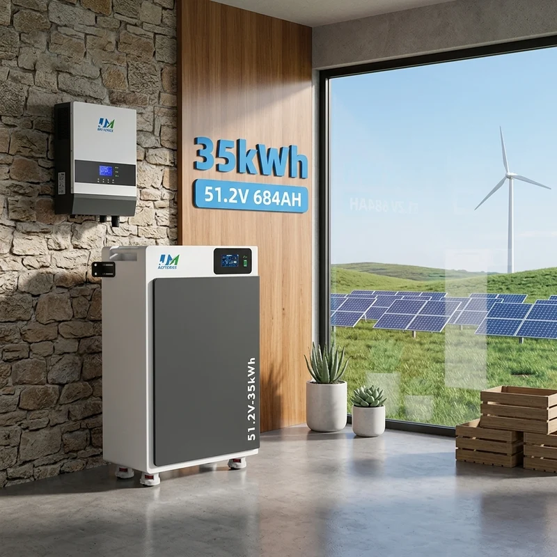 JM 48V 684AH Lifepo4 Battery 35kWH 51.2V Home Energy Storage Systems