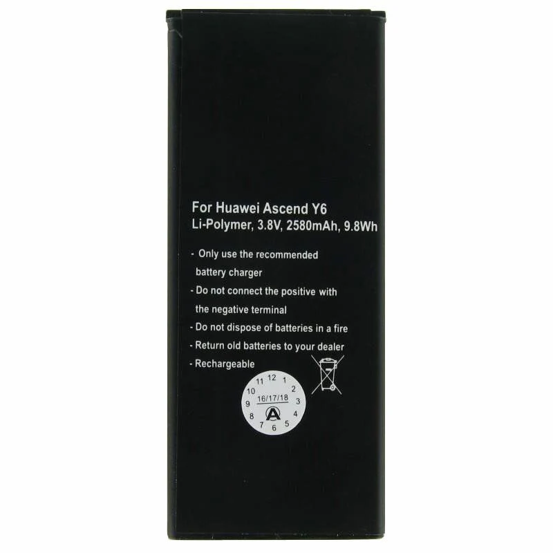 AccuCell Akku passend für Huawei Ascend Y6, Y6 II, Honor 4A Akku HB4342A1RBC