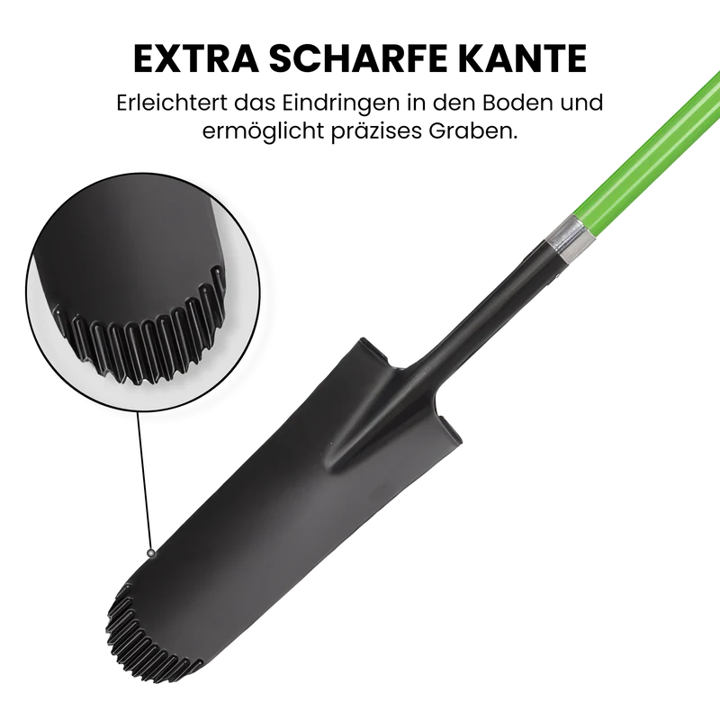 Drainagespaten mit Glasfaserstiel