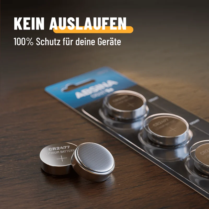 CR2477 Knopfzellen, 3 V Lithium