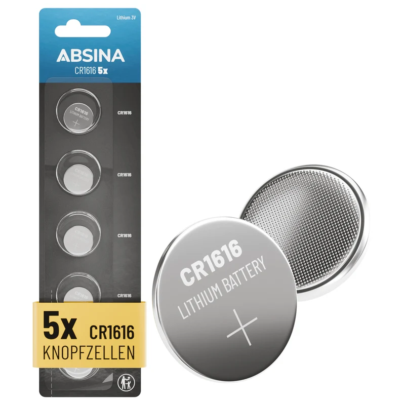 CR1616 Knopfzellen, 3 V Lithium