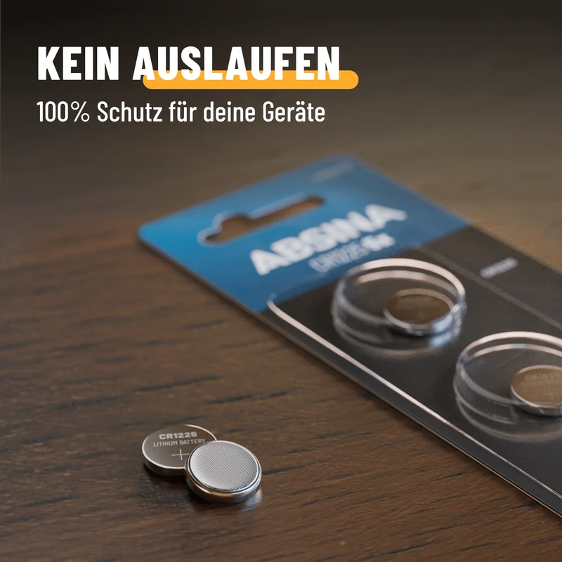 CR1225 Knopfzellen, 3 V Lithium
