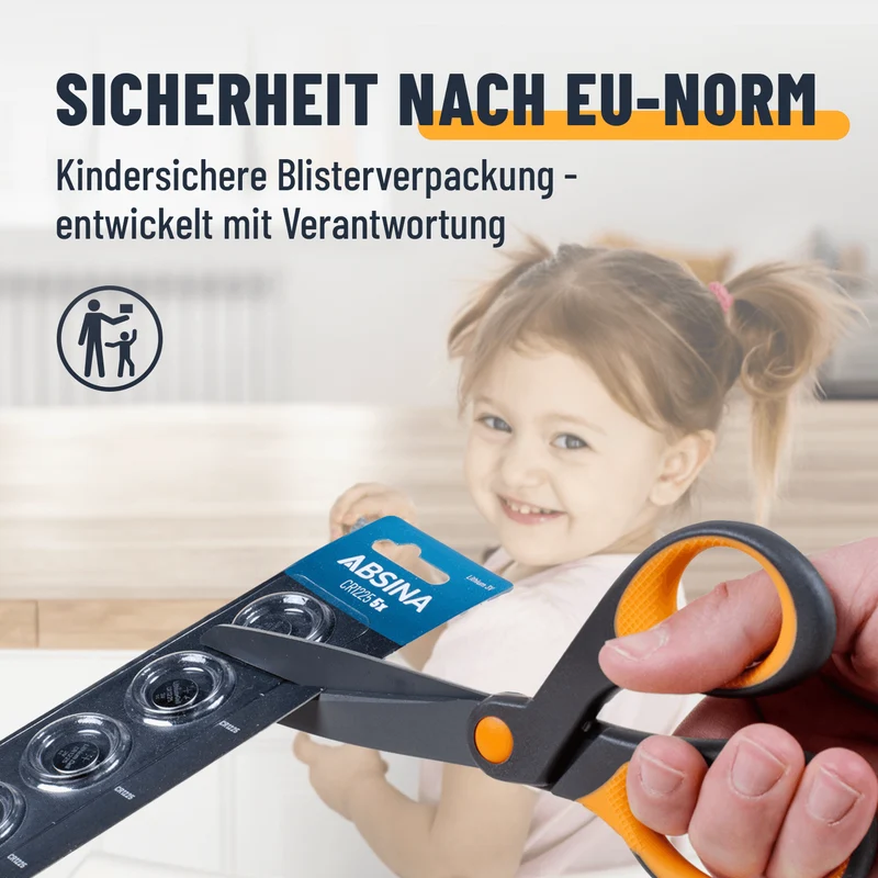 CR1225 Knopfzellen, 3 V Lithium