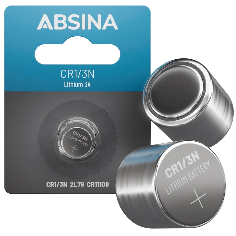 CR1/3N Batterie, 3 V Lithium, 160 mAh