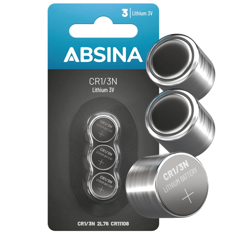 CR1/3N Batterie, 3 V Lithium, 160 mAh