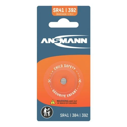 ANSMANN Silberoxid-Batterie SR41 / SR736 / 384 / 392 1,55 V