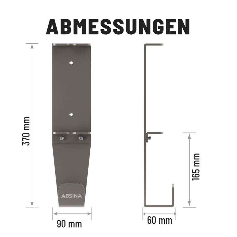 Wandhalterung für ABSINA Ladestationen