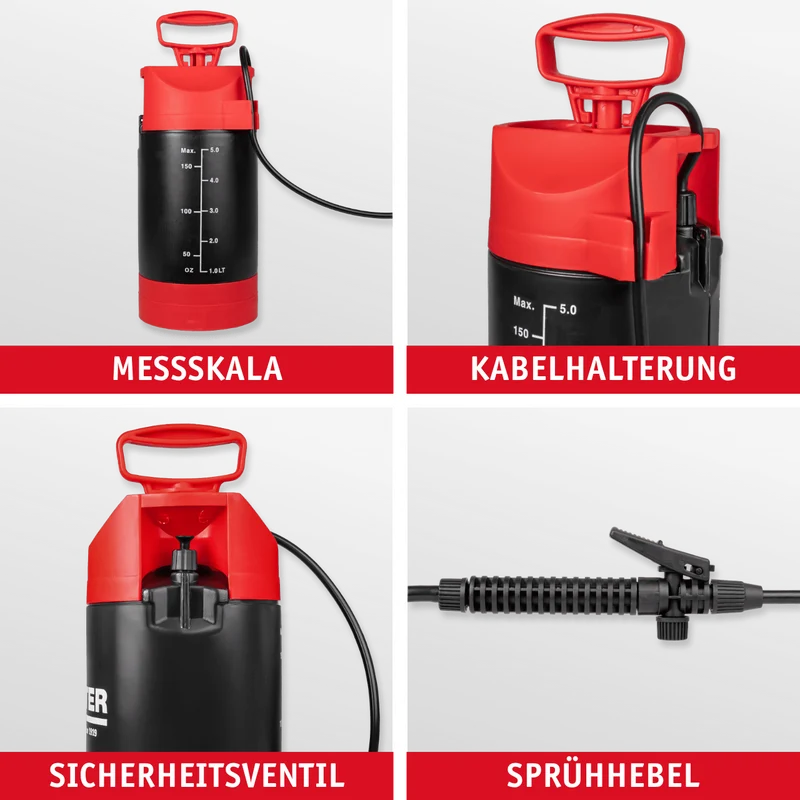 Drucksprühgeräte-Set 1,5 & 5 l