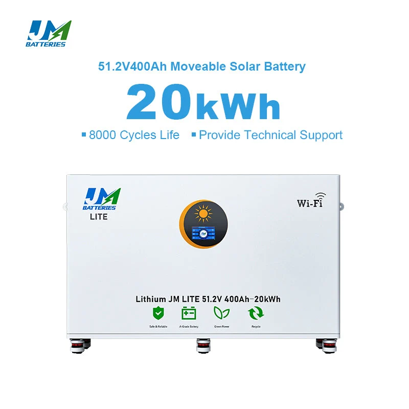 JM 20kWh Battery 48V 400ah Lithium Battery 20 kWh Lifepo4 for Solar Home System